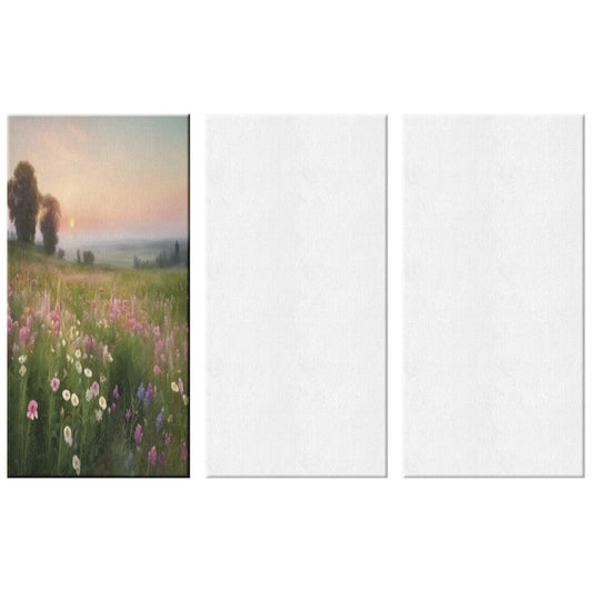 Vintage WildFlowers in a Field