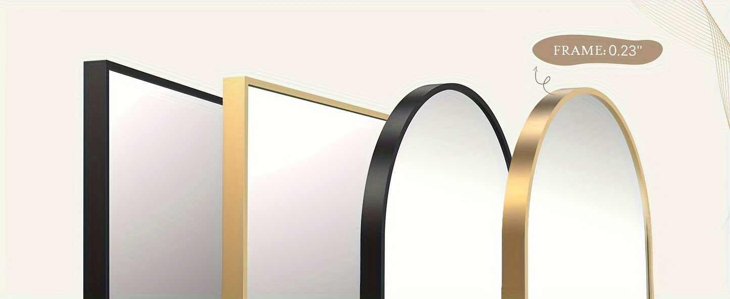 Full-Length Floor Mirror with Stand