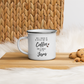 Coffee and Jesus Enamel Mug