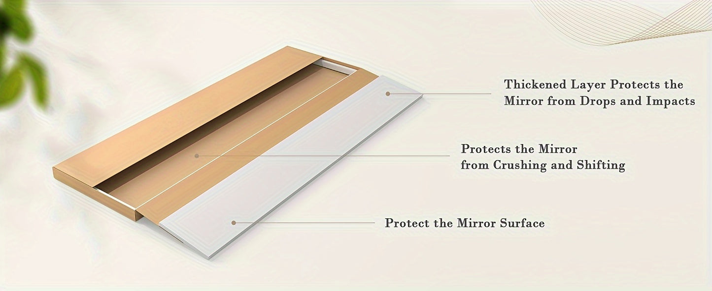 Full-Length Floor Mirror with Stand