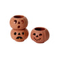 Grinning Pumpkin Votive Candle Holder Set of 6