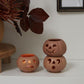 Grinning Pumpkin Votive Candle Holder Set of 6