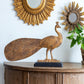 Vintage Folk Art Peacock Sculpture