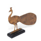 Vintage Folk Art Peacock Sculpture