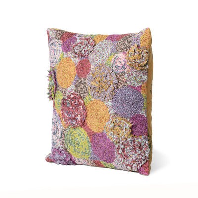 Handcrafted Floral Decorative Pillow