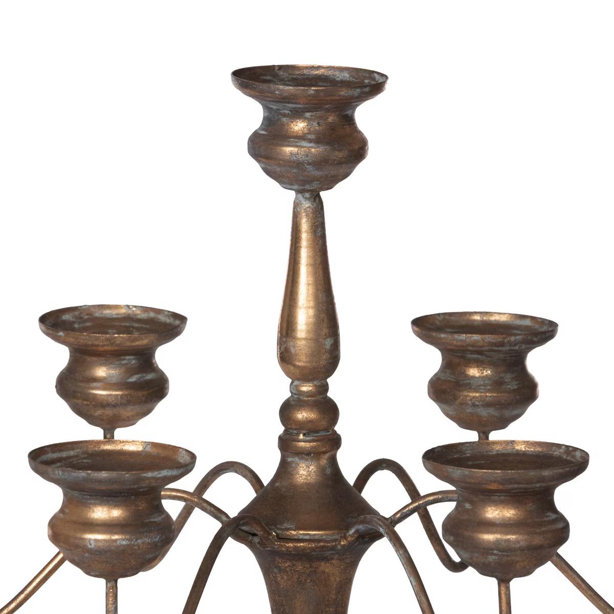 Vintage Iron Candelabra