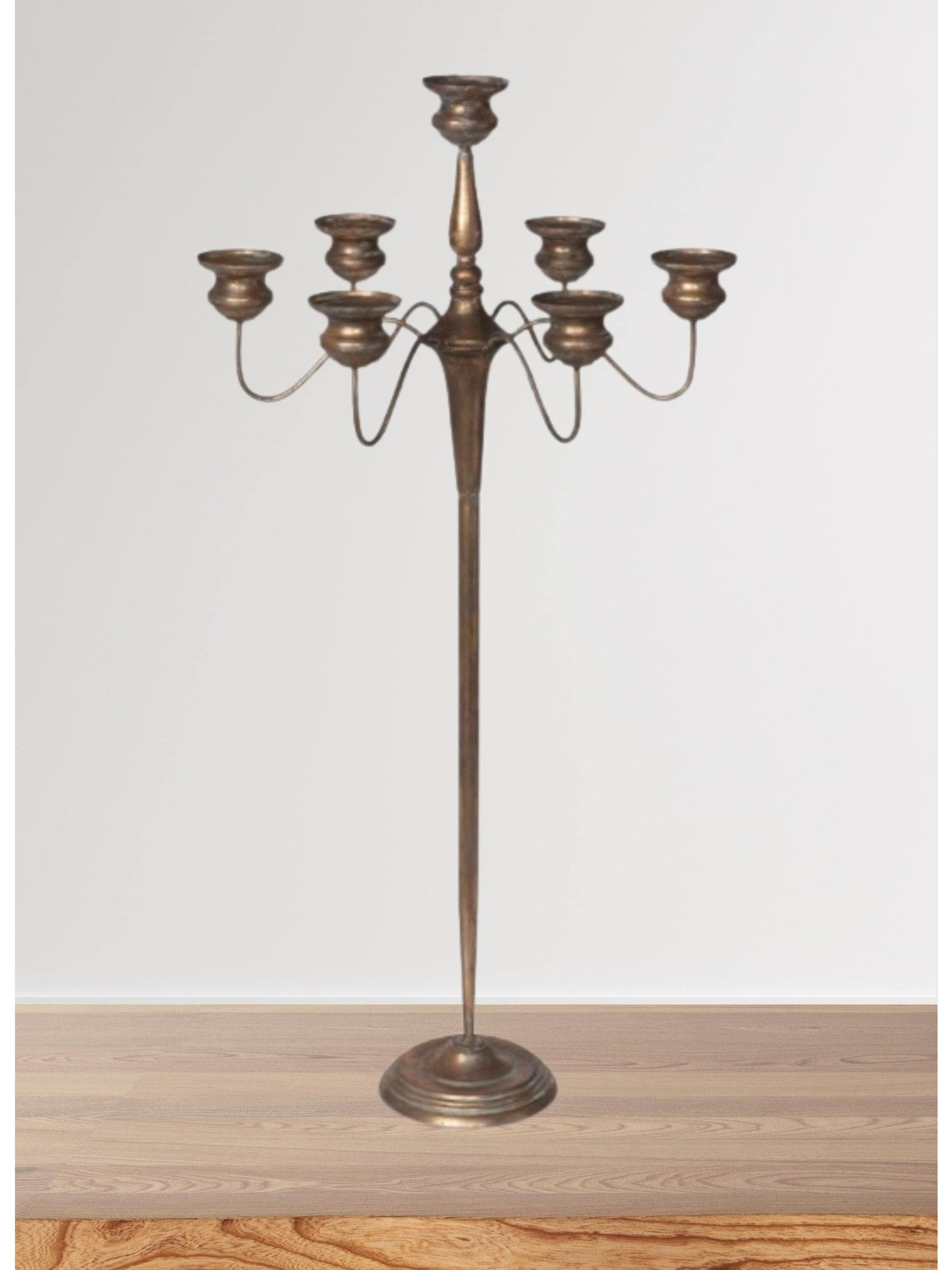 Vintage Iron Candelabra