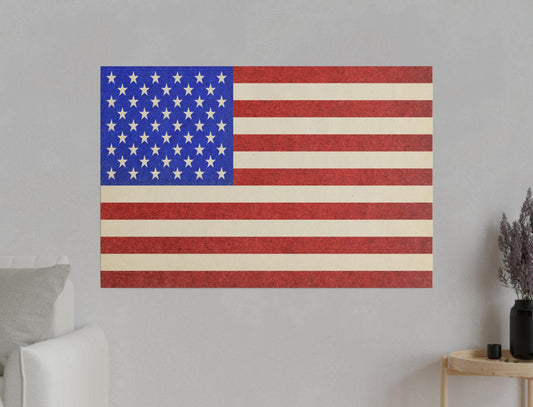 Canvas Print Vintage Flag