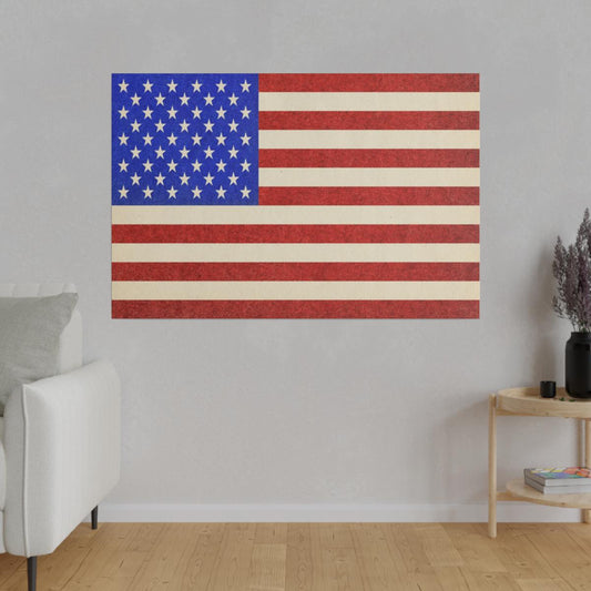 Canvas Print Vintage Flag