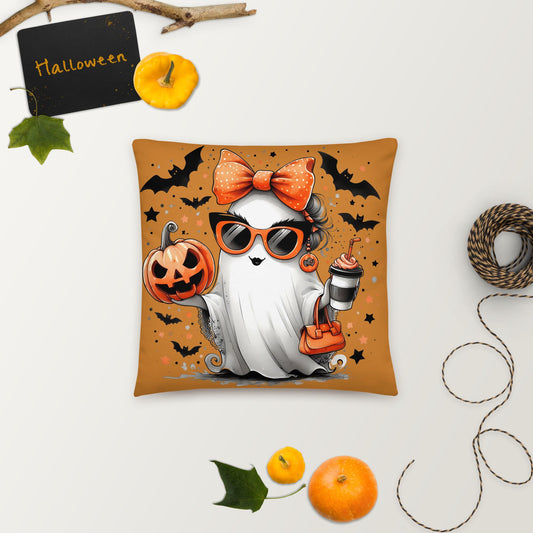 Boo-tifully Adorable Ghost Pillow