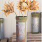 Reclaimed Metal Military Canister
