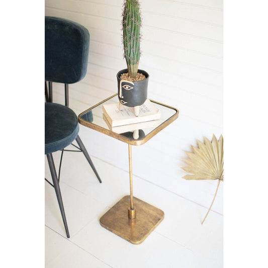 Mirrored Accent Table for Stylish Spaces