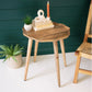 Crafted Wooden Accent Table